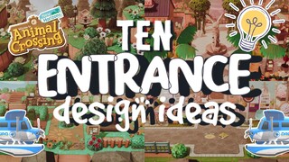 10 IDEAS💡 FOR YOUR ISLAND ENTRANCE!!! // ANIMAL CROSSING NEW HORIZONS