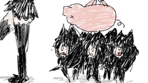 พาลูกหมาป่าหิวโซไปจับหมูน้อย【เวลาครอบครัว】