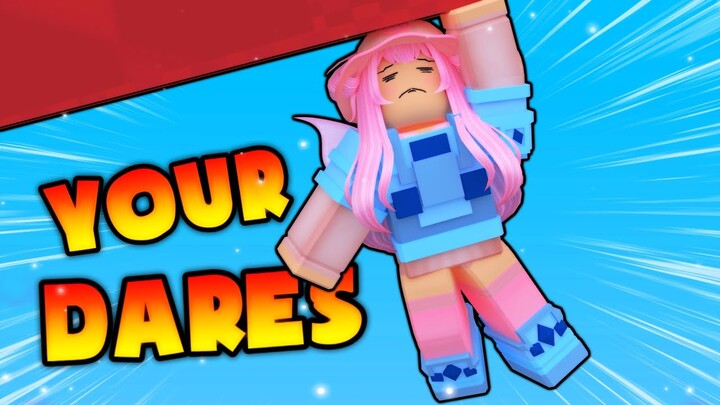 Doing your DARES on Roblox Bedwars (Facecam)