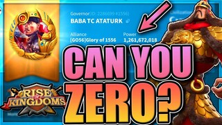 Can you zero Baba TC Ataturk? [1.26B power account] Rise of Kingdoms
