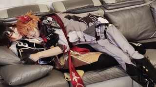 帝君的一家三口现状