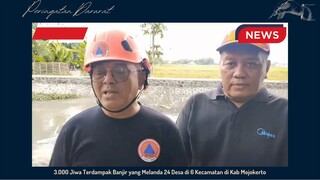 3000 Jiwa Dampak Banjir Mojekerto