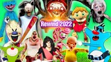 OGGY & JACK REWIND 2022 || ALL HORROR GAMES REWIND 2022 Gamaply with Oggy & Jack Voices