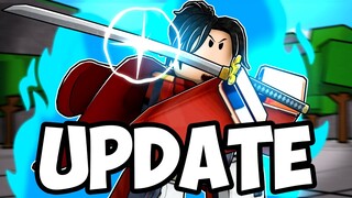 Atomic Samurai UPDATE added a NEW COUNTER MOVE in Roblox The Strongest Battlegrounds