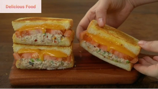 Món Nhật : Bánh mì cá ngừ 1 #congthucmonngon