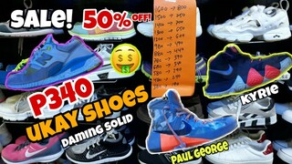 SALE 50% off!NA SILA!UKAY SHOES and APPARELS mura at magaganda pa!