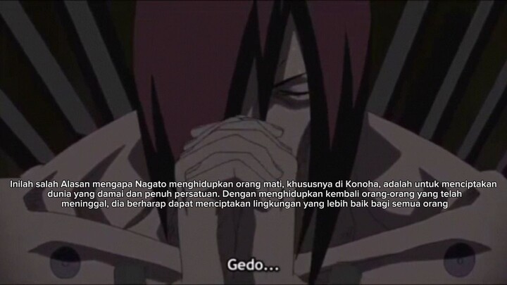 Alasan Nagato menghidupkan warga Konoha