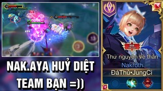 JungCi - Tôi Múa Nakroth Rank Cao Thủ Kết Hợp Với Aya Tạo Ra Con Quái Vật Nakaya Hủy Diệt Team Bạn !