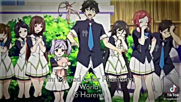 top 7 harem anime
