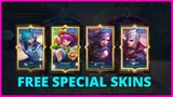 HOW TO GET 4 SKINS IN THE WINTER BOX EVENT | FREE SPECIAL SKIN EVENT MLBB