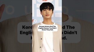 Korean actors and their English names ✨#ahnhyoseop #chaeunwoo #songhyekyo #kdrama #youtubeshorts