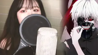 A cover version of OP of Tokyo Ghoul-Unravel
