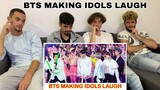 MTF ZONE Reacts to BTS Making Idols Laugh - BTS Funny Moments | BTS REACTION