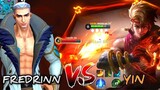 Yin VS New Hero Fredrinn ( Who Will Win? ) No cut Gameplay🔥 ~ MLBB