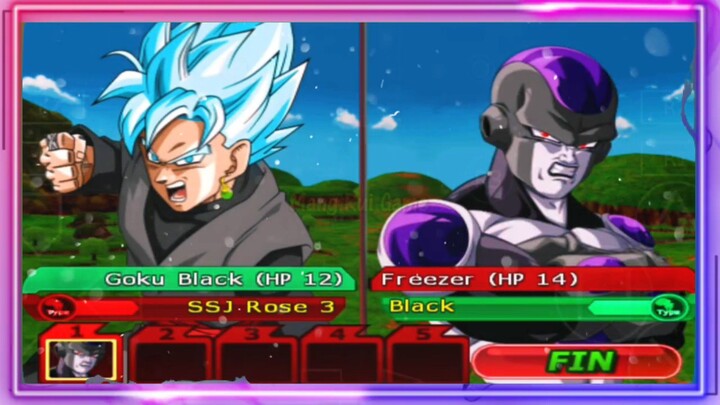 GOKU BLACK SSJ BLUE VS FREEZA BLACK - DB MOD ANDROID GAMEPLAY