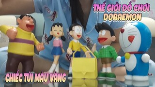 GẤP CHIẾC TÚI XÁCH MÀU VÀNG   THẾ GIỚI ĐỒ CHƠI DORAEMON