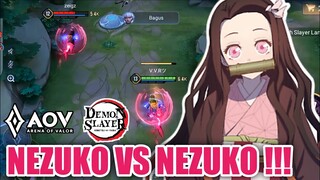 AOV X DEMON SLAYER : KIMETSU NO YAIBA || NEZUKO KAMADO IS AMAZING SKIN KEERA - ARENA OF VALOR