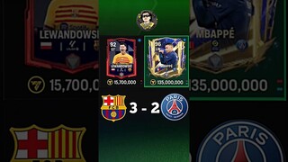 PSG VS BARCELONA IN FC MOBILE 24 #fcmobile #fifa  #football #fc24 #fcmobile24 #fifa