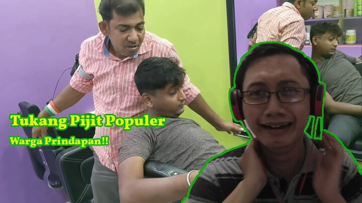 PIJAT KRETEK TULANG INDIA POPULER LUCU BIKIN NGAKAK ASMR MASSAGE
