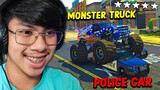 GTA V - MONSTER TRUCK VS 100 POLICE (CAR CHASE)