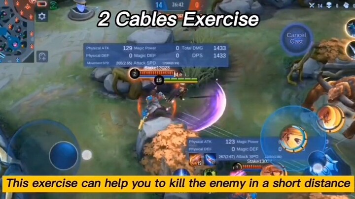 How to use fanny. Cable Exercise