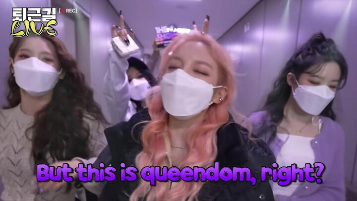 （G）I-DLE女娃们下班路上大跳《Tomboy》太喜欢这样的洒脱了！