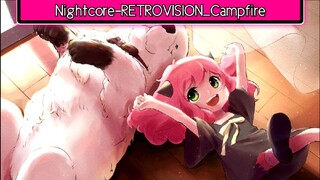 Nightcore - Campfire__RETROVISION (music bagus untuk telinga) #13