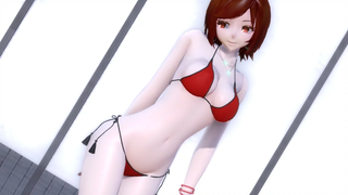 【MMD】Nostalogic - Tda MEIKO บิกินี่ Type-A HD 1080p