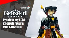 Preview my LEGO Genshin Impact Zhongli Figure MOC | Somchai Ud