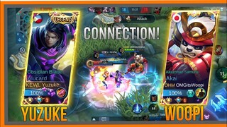 TOP GLOBAL AKAI AND ALUCARD CONNECTION! | ENEMIES AUTO SURRENDER?! | MLBB