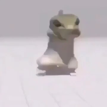 Cute dynamic lizard