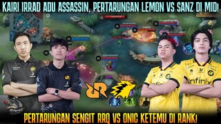 LANCELOT KAIRI VS FANNY IRRAD, SANZ VS LEMON DI MID! SENGIT RRQ VS ONIC DI RANK!