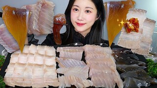 [ONHWA] 发酵鳐鱼+水煮五花肉 咀嚼音! 气味浓烈