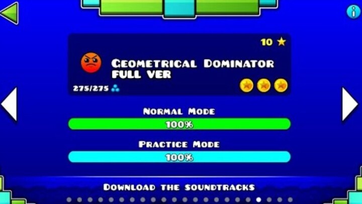 Geometry Dash - Geometrical Dominator (FULL VER) All Coin / ♬ Partition