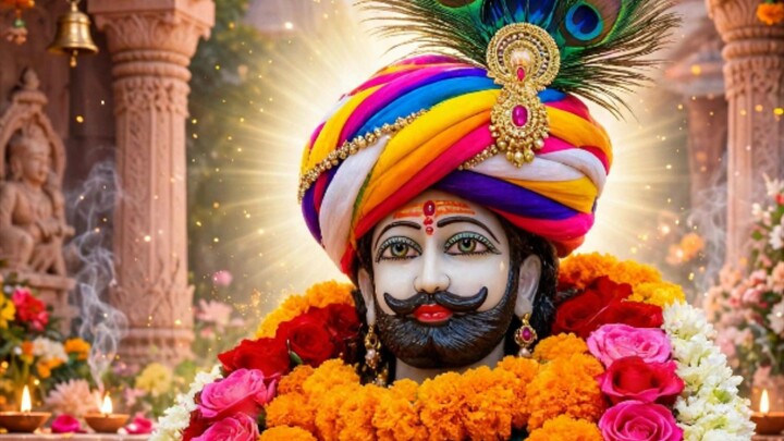 印度神迹！0分21秒见证卡图·夏姆神的显灵🙏 Hare Ka Sahara Khatu Shyam