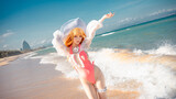 Star Delay cosplay Azur Lane Richelieu Swimsuit