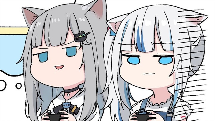 被画师妈妈调戏的Gura