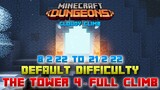 Minecraft Dungeons Cloudy Climb, The Tower 4 [Default] Chills & Thrills, Full Climb & Strategy