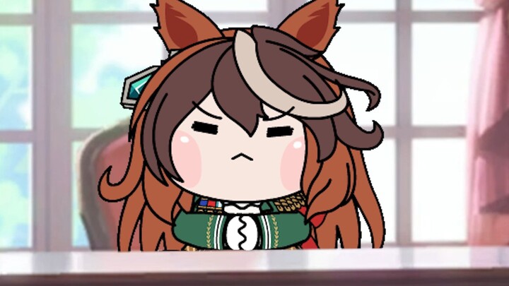 "Komik Komik Uma Musume: Pretty Derby 1": Stiker (Uma Musume: Animasi Pretty Derby Tanuki)