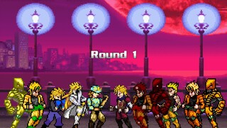 【MUGEN】Dior group in the underworld VS DIO group in the underworld