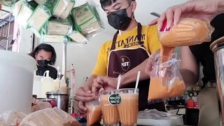 ชาไทย11ถุงไม่ใส่ครีมเทียมหวานมันแบบแยกน้ำแข็งค่ะ