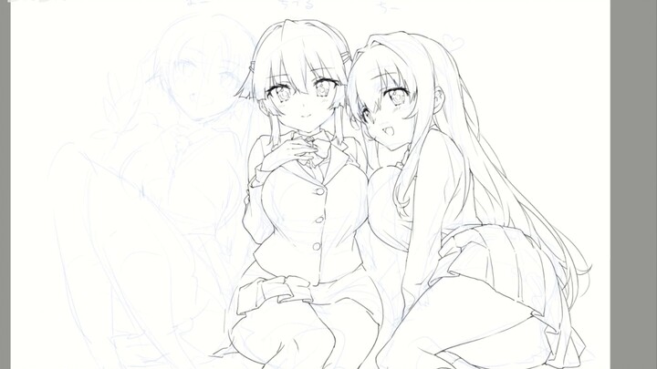 Quá trình vẽ minh họa