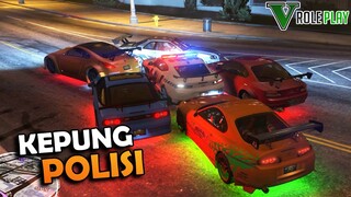 SEMUA ANGGOTA JDM KEPUNG POLISI !! - GTA V ROLEPLAY INDONESIA