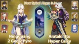 NEW Spiral Abyss | C6 Ningguang 2 Geo 2 Pyro & C0 Itto Hyper Carry | Genshin Impact 3.3