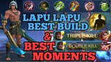Lapu Lapu gameplay & best build mobile legends best moments