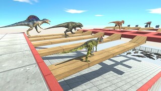 Narrow Path Deadly Race - Animal Revolt Battle Simulator