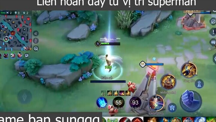 Liên hoàn đẩy từ vị trí superman p3 #gamebansunggg