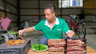 Lươn Nhật Nướng Ăn Cơm và Cá Nheo Làm Khô | Út Đạt | Cuộc Sống Nhật # 273