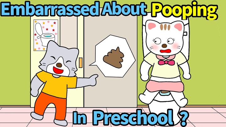 Picture Book Anime Read  Aloud: Embarrassed about pooping in preschool?