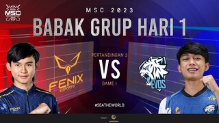 [ID] MSC Group Stage Day 1 | FENIX ESPORTS VS EVOS LEGENDS | Game 1